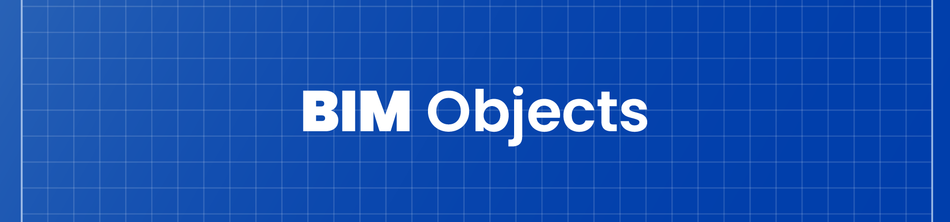 BIM Object Banner Image